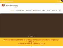 Tablet Screenshot of firerecoveryusa.com